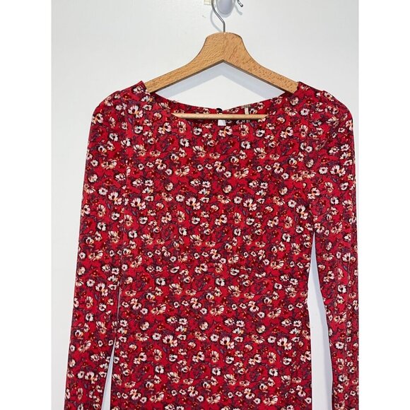 Free People Say Hello Mini Dress in Daysi print size XS Bohemian boho - Picture 3 of 8